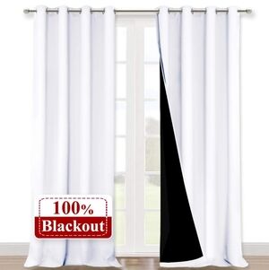 Soft and Silky, Sophisticated White Blackout Curtains